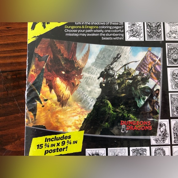 Crayola Dungeons & Dragons Coloring Pages with Full-Color Poster - Picture 5 of 5